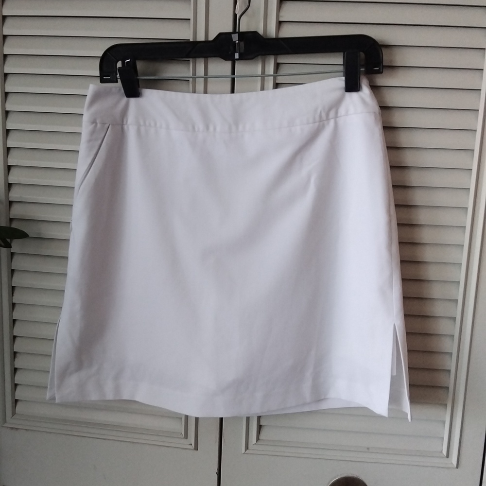 White Skort
